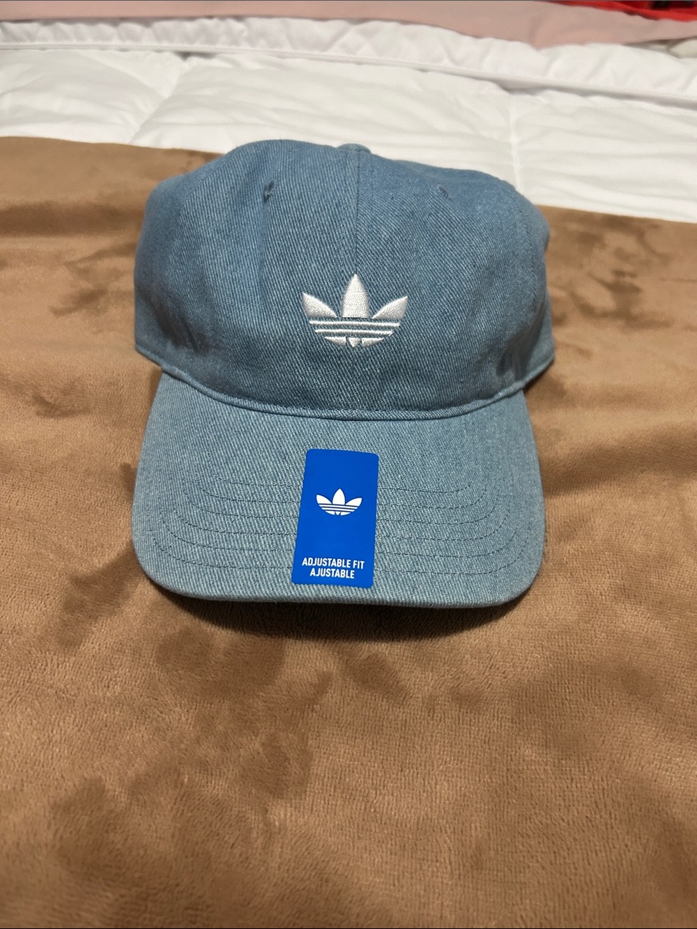 adidas Originals Light Blue Denim Trefoil Cap